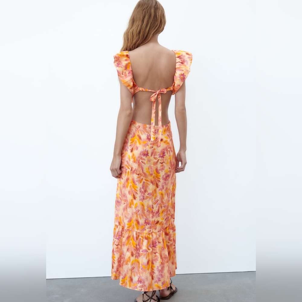 ZARA Open back dress - Picture 4 of 9